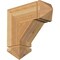 Ekena Millwork Traditional Arts & Crafts Rough Sawn Bracket, Western Red Cedar, 6"W x 18"D x 18"H BKT06X18X18TRA03RWR - alternate 1